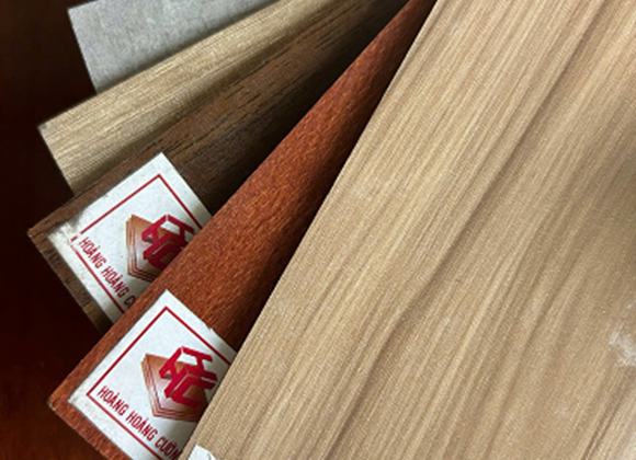 Melamine coated